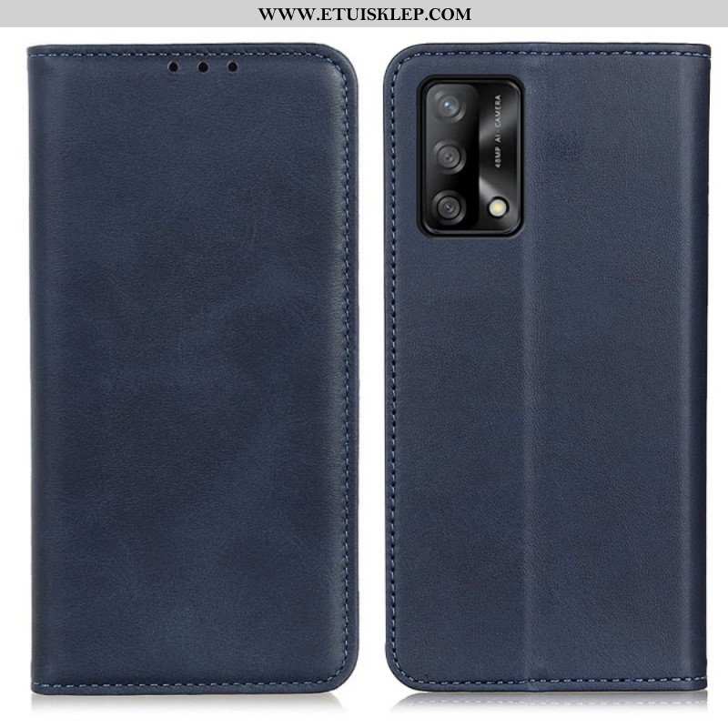 Etui Na Telefon do Oppo A74 4G Etui Folio Elegancka Dwoina Skórzana